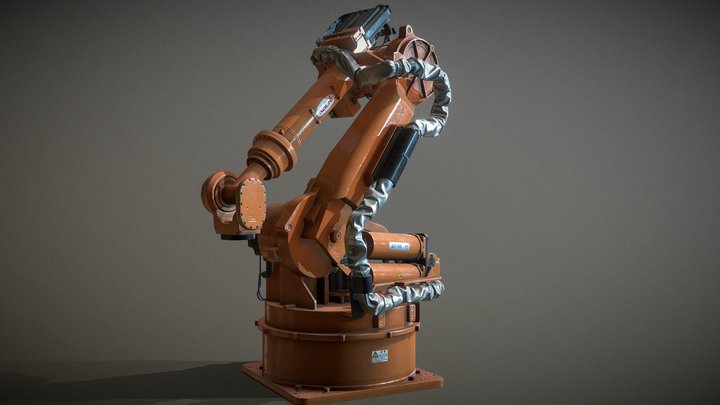 Large Industrial Robot "Nachi SH166" 3D Model