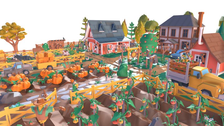 Farm Life - Model 5 3D Model