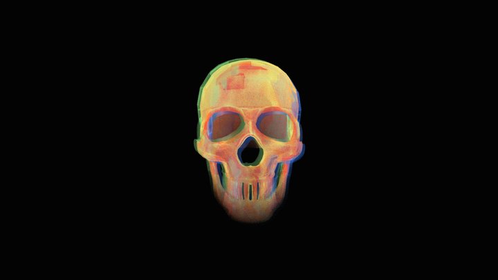 glitched skull – Modèle 3D gratuit STL