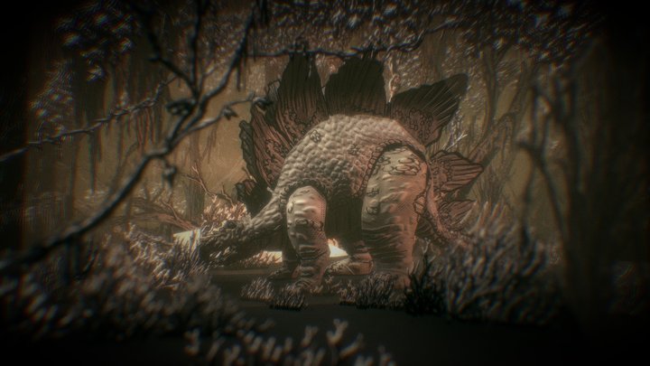 Stegosaurus – Free 3D Model STL