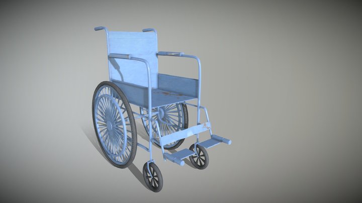 chairwheel abondoned apocalyptic 3D Model