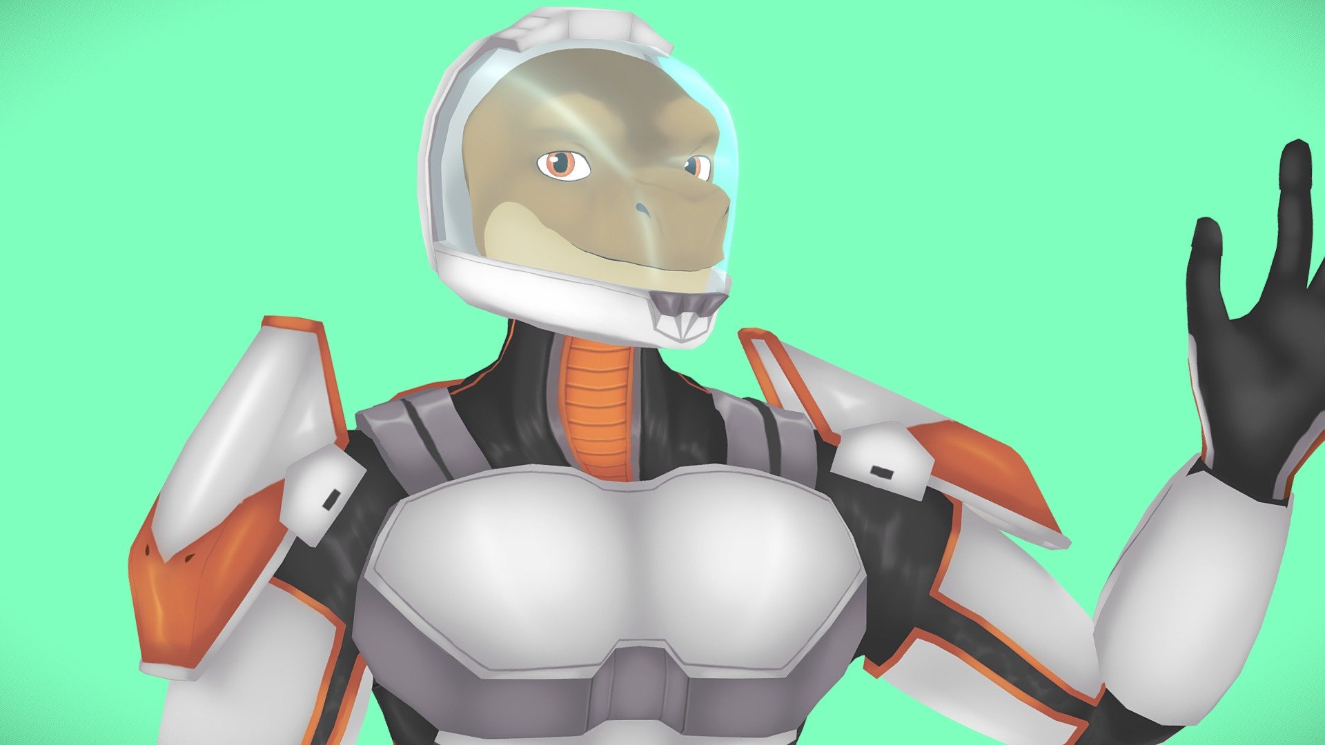 AlphaKomodo - VRChat Commission - 3D model by VeXx (@risingvexx ...