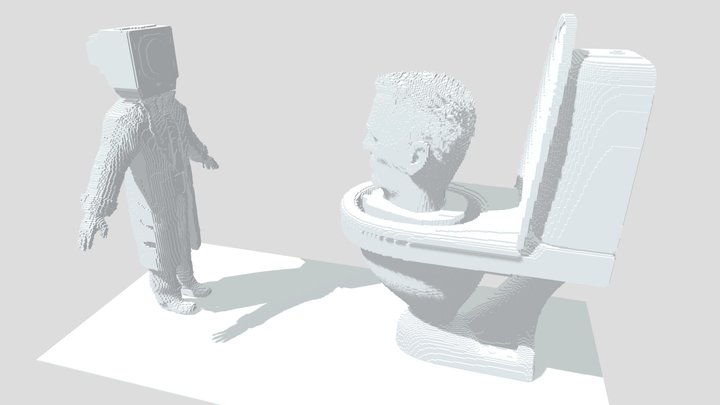 Skibidi Toilet 3D Model