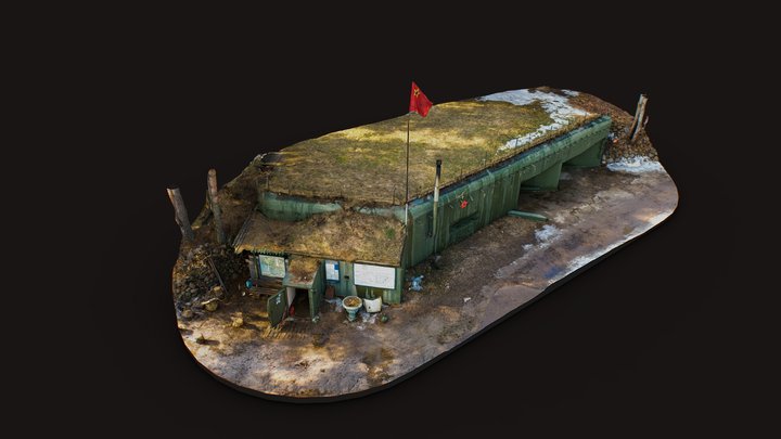 Sestroretzk near to Bunker-museum 3D Model