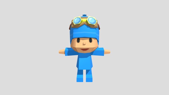 Wii - Pocoyo Racing - Pocoyo 3D Model