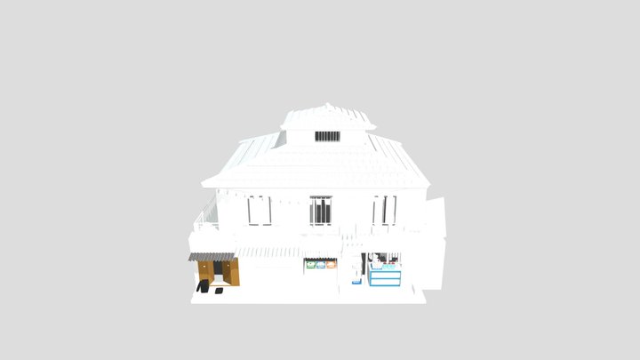 Medieval Village Store 3D Model