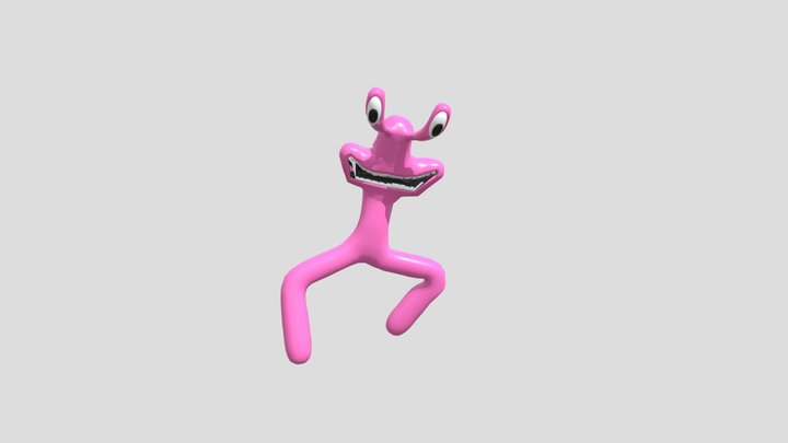 pink from rainbow friends 3D Model