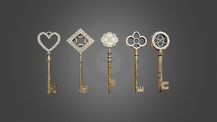 Royal Keys Part 2 3D Model