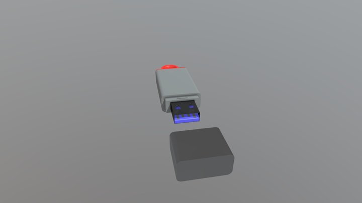 Bad USB flash drive 3D Model