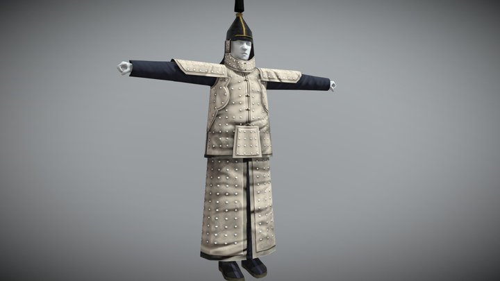 Qing_WhiteWhite 3D Model