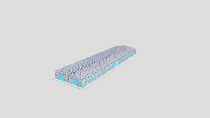 011 Angar 73x20 NEW 3D Model