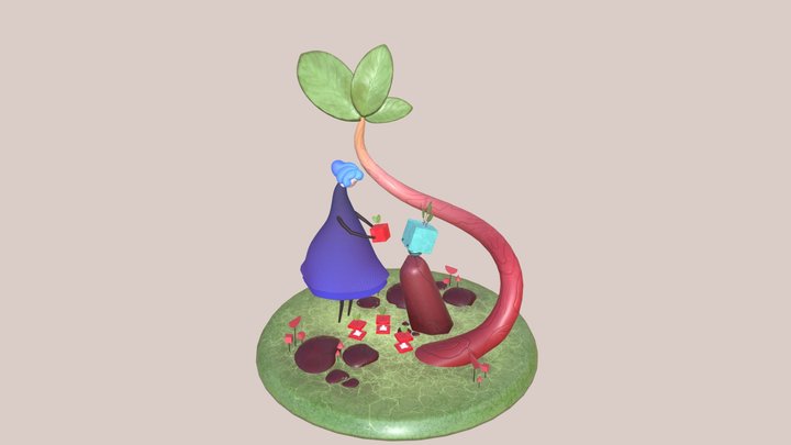 G R I S 	•  fanArt 	• 3D Model