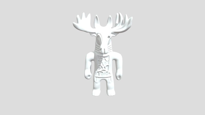 Moose Guardian 3D Model