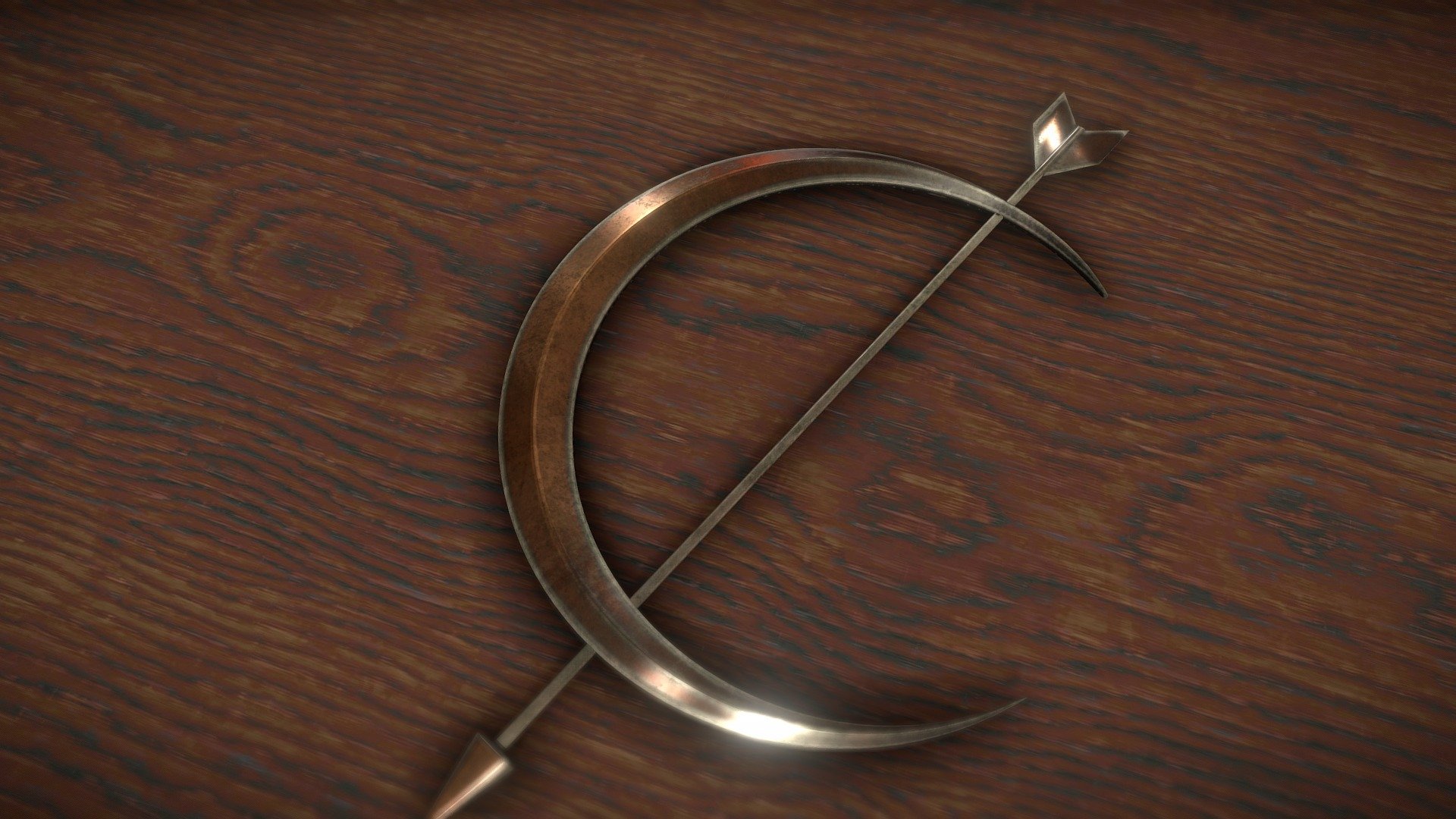Dn D Brooch