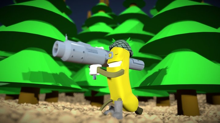 gamebanana: soldier banana 3D Model