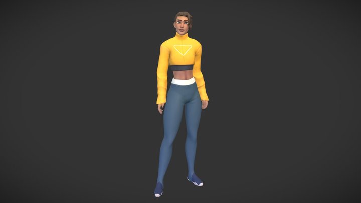 PP6 Full Body Character 3D Model