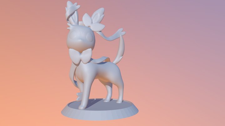 Sylveon - 3D Printable 3D Model