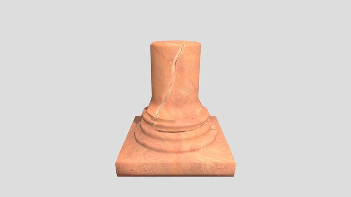 An Ancient Column 3D Model
