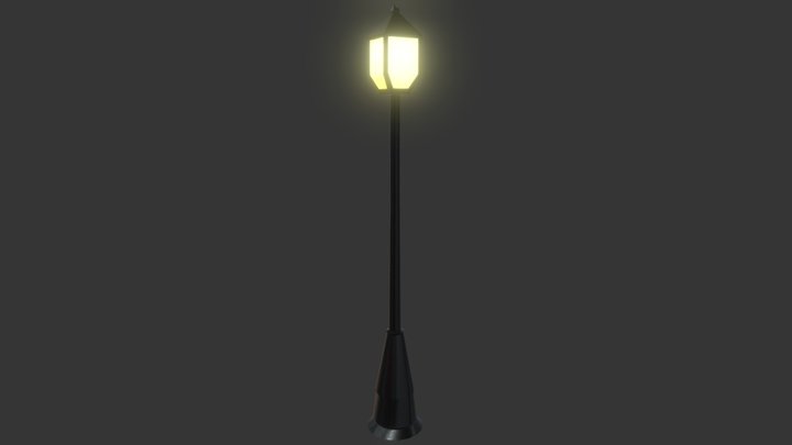 Town Lamp 3D Model