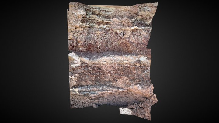 Evidence for an ancient floodplain 3D Model