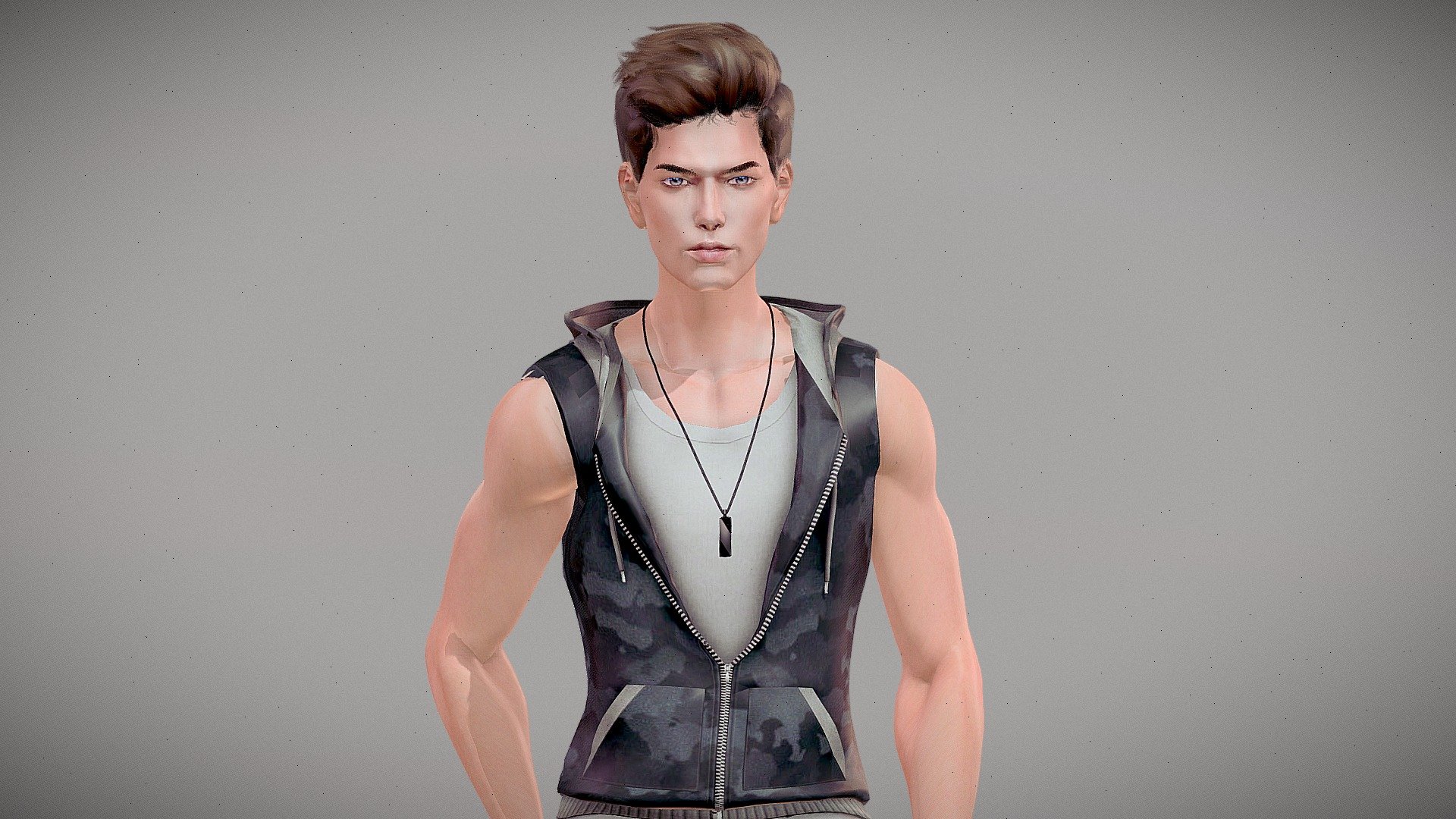 Techwear-boy Low-poly 3D model (Rigged + PBR) - Buy Royalty Free 3D ...