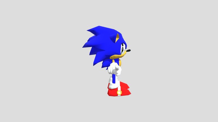 sonic saturn! 3D Model