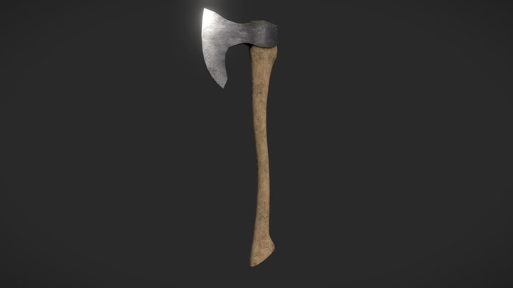 Battle Axe 3D Model