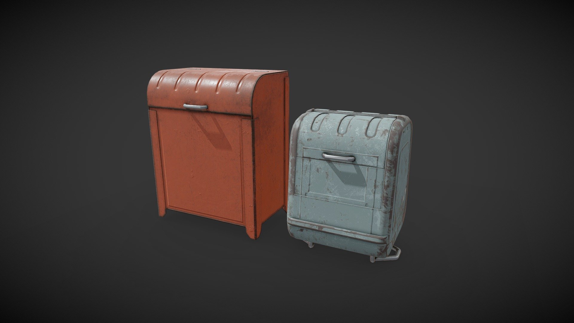 Cyberpunk Trash Can Buy Royalty Free 3D model by carlcapu9 [130ebe7