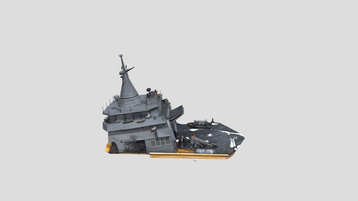 Photorealistic-military-naval-ship- – Free 3D Model STL