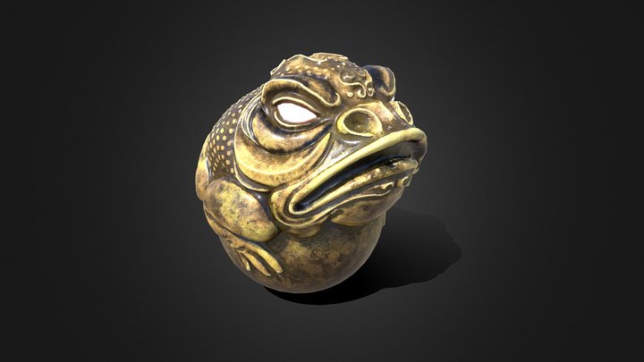 Corroded Toad 3D Model