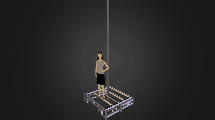 Stripper Pole Deck - Code:DECK-STRPR 3D Model