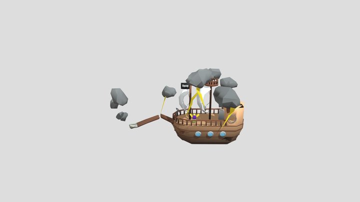 The Boat 3D Model