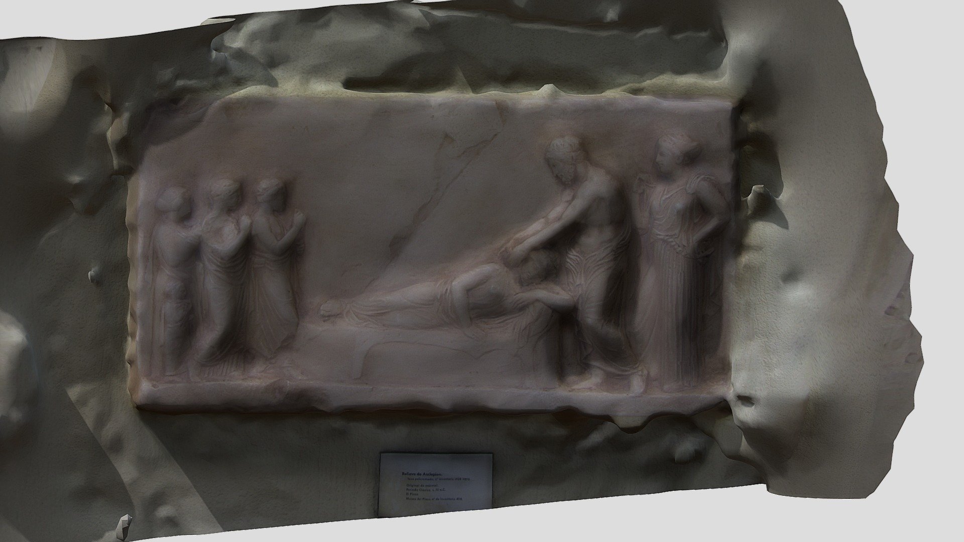 Relieve de Asclepios - Periodo Clásico (IV a.C)