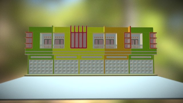 Comercial Buiding 3D Model