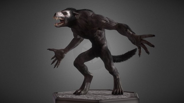 Werewolf 3D Model