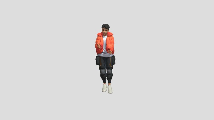 aura farming viral dance 3D Model
