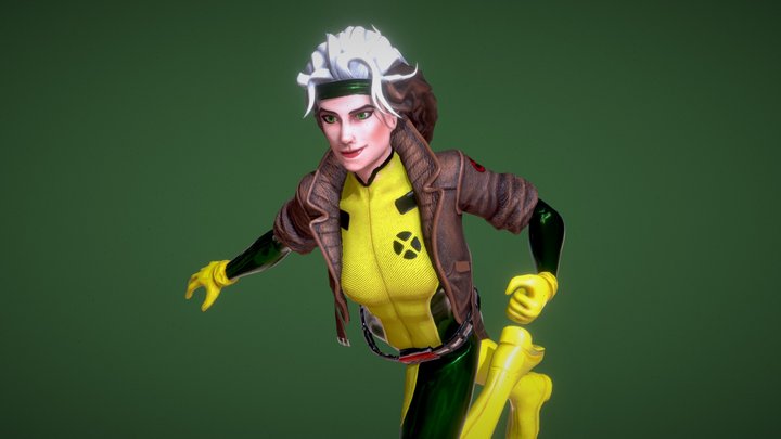 X-Men's Rogue 3D Model