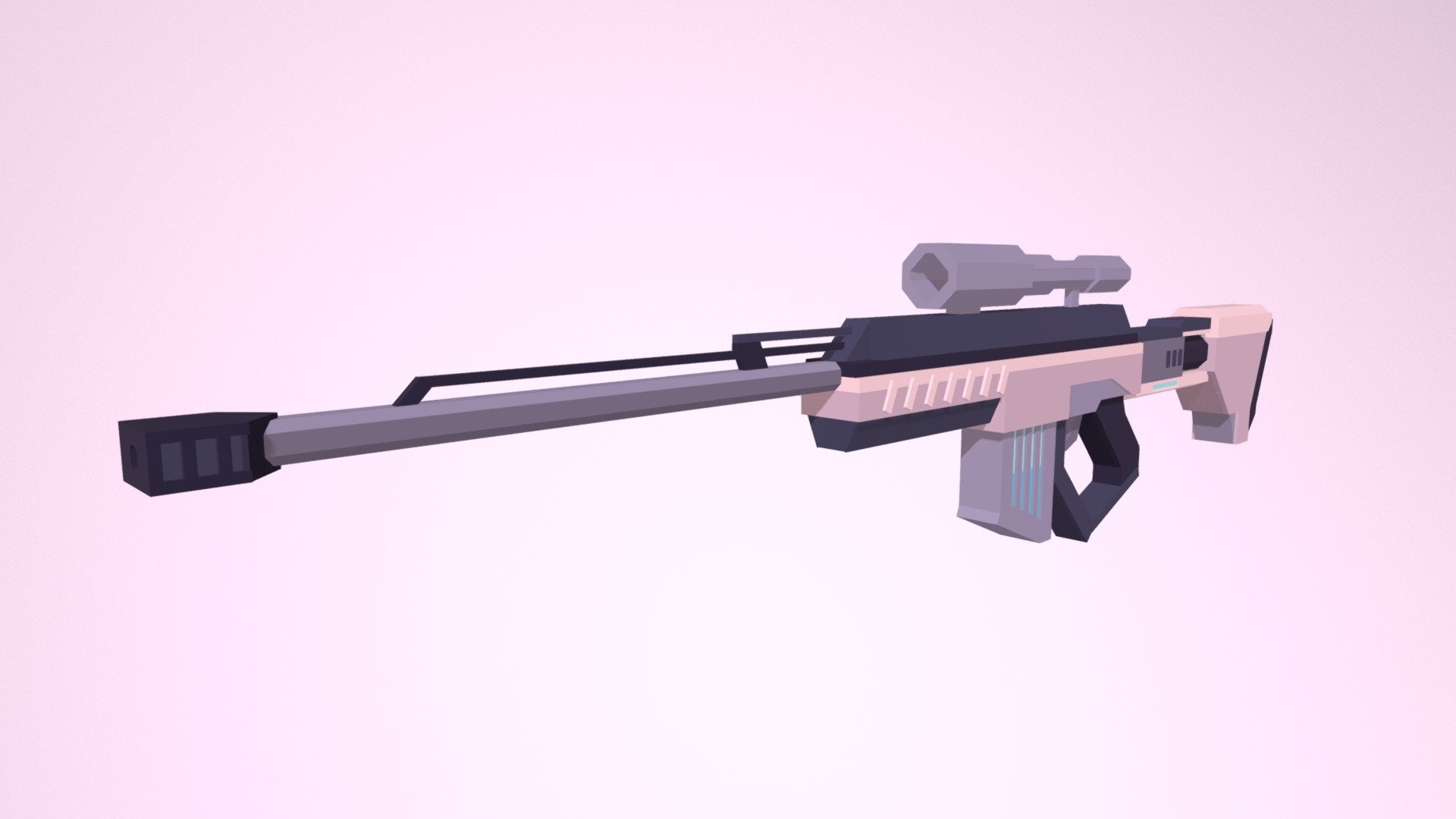 Lazer Rifle 2 - Cubik Studio - 3D model by CookiesNom [1314e19] - Sketchfab