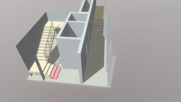 Avalon Stairs 02 3D Model