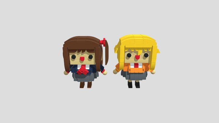 Bocchi And Nako - LEGO MOC 3D Model