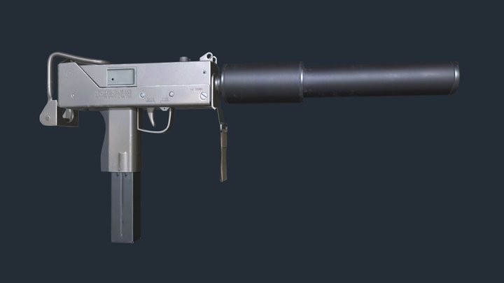 Ingram MAC-10 3D Model