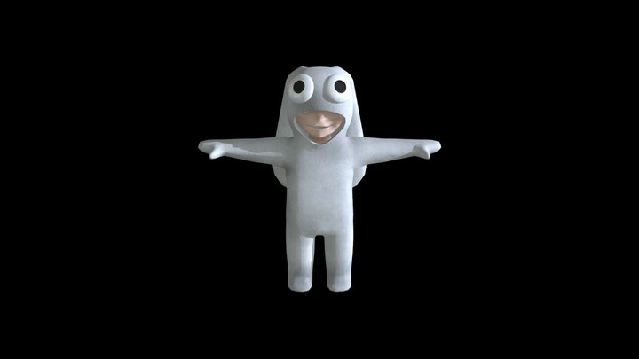 bunny costume maya 3D Model