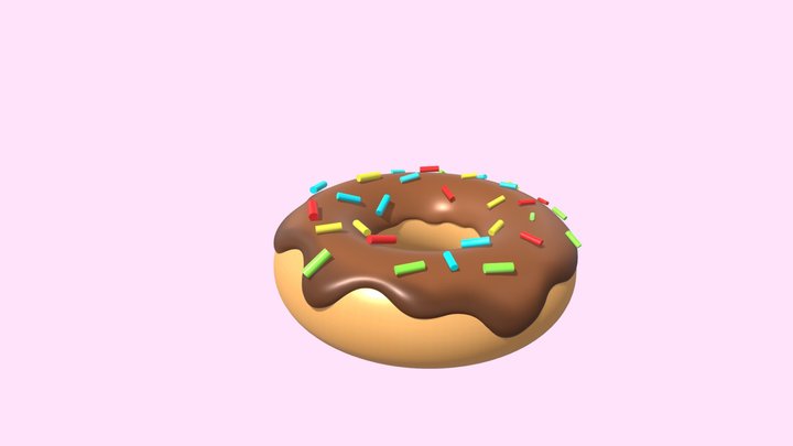 Donut 3D Model