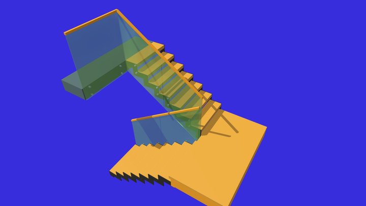 Stair 2 3D Model