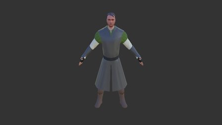 Character Low Poly 3D Model