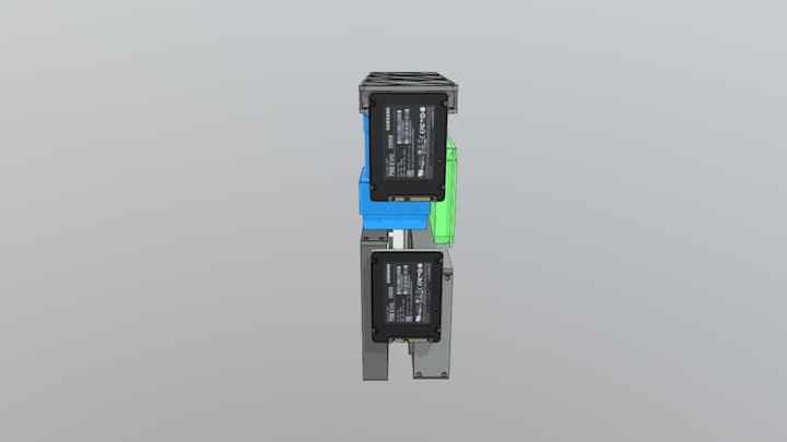 Sub-10lt Full-CLC Case Layout 3D Model