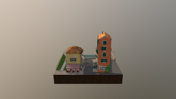 CityScene | Cinque Terre 3D Model