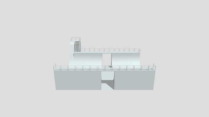 Geist Skate Ramp 3D Model