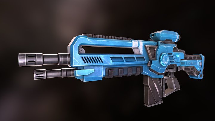 Sci fi weapon 3D Model