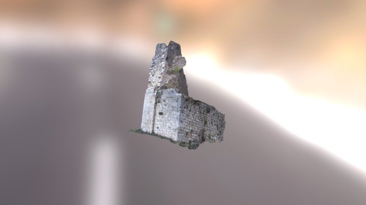 Roman tower TEST 3D Model